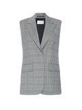SPORTMAX `Abete` Vest 001 BIANCO NERO