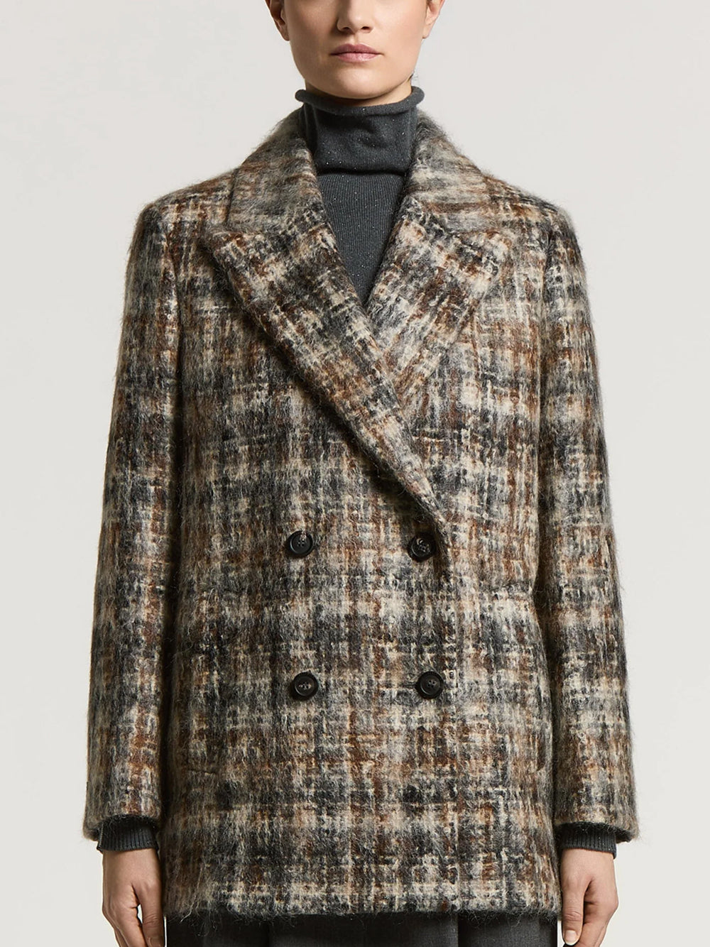 PESERICO Coat - 972 GRIGIO ECLISSE
