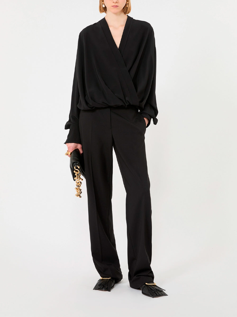 SPORTMAX `Venere` Cape - 006 NERO