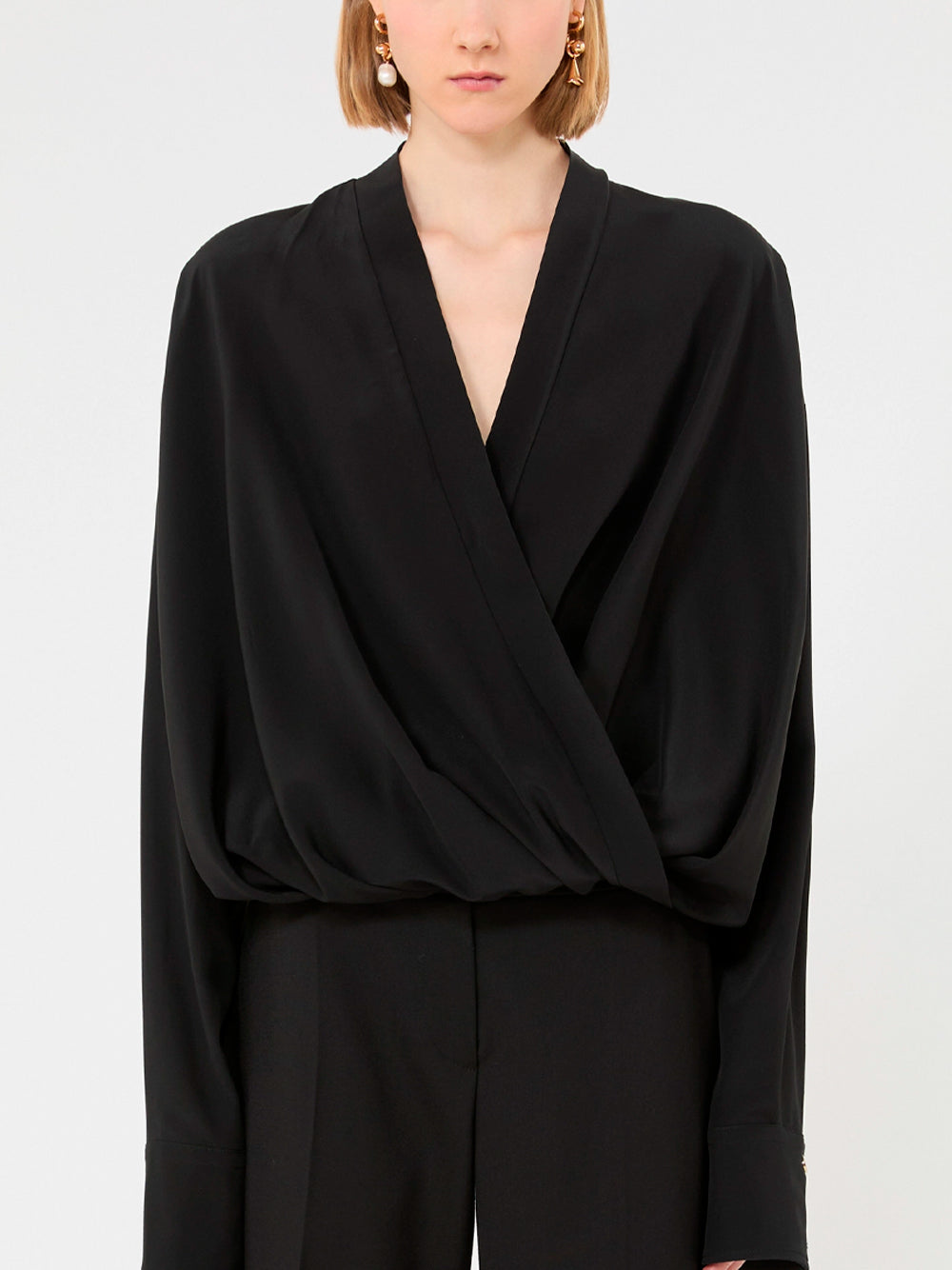 SPORTMAX `Venere` Cape - 006 NERO
