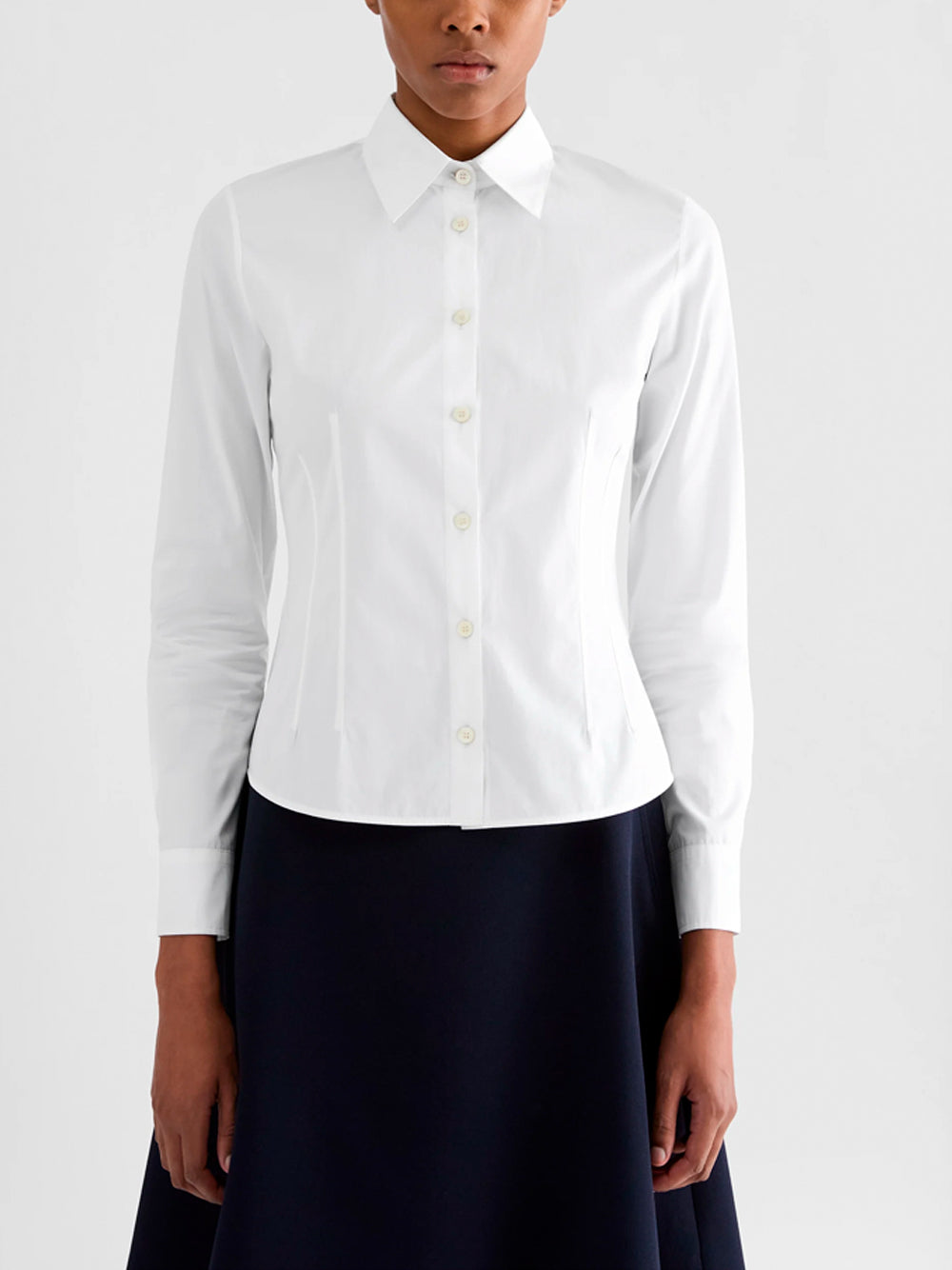 JIL SANDER Shirt 100 OPTIC WHITE
