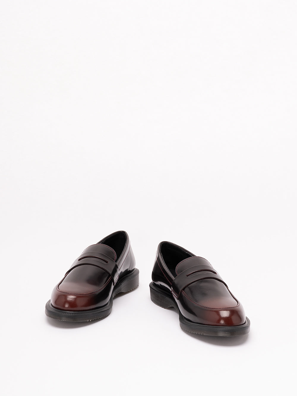 DR. MARTENS `Temara` Loafers CHERRY RED