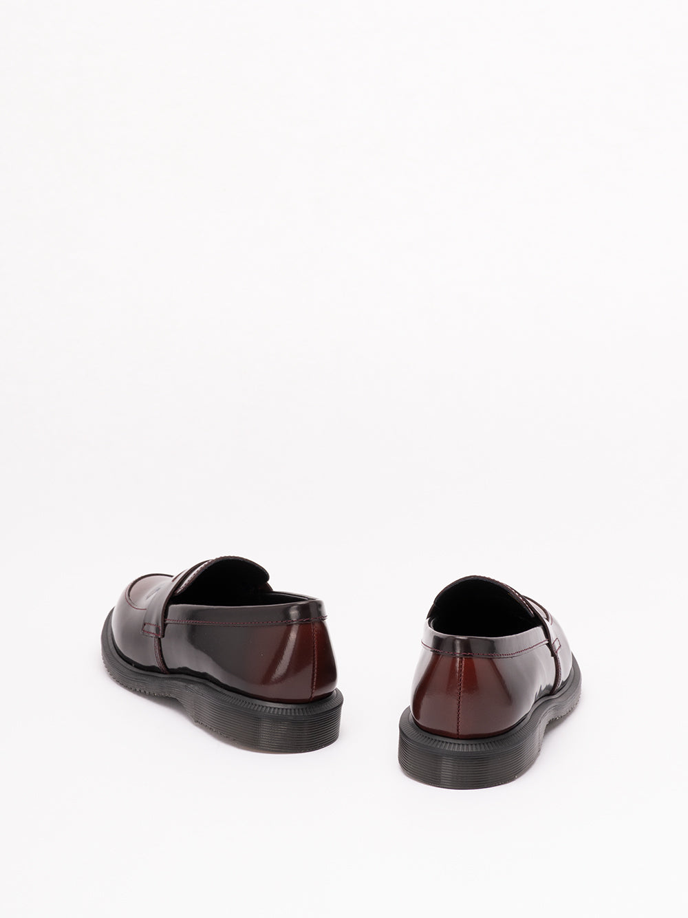 DR. MARTENS `Temara` Loafers CHERRY RED