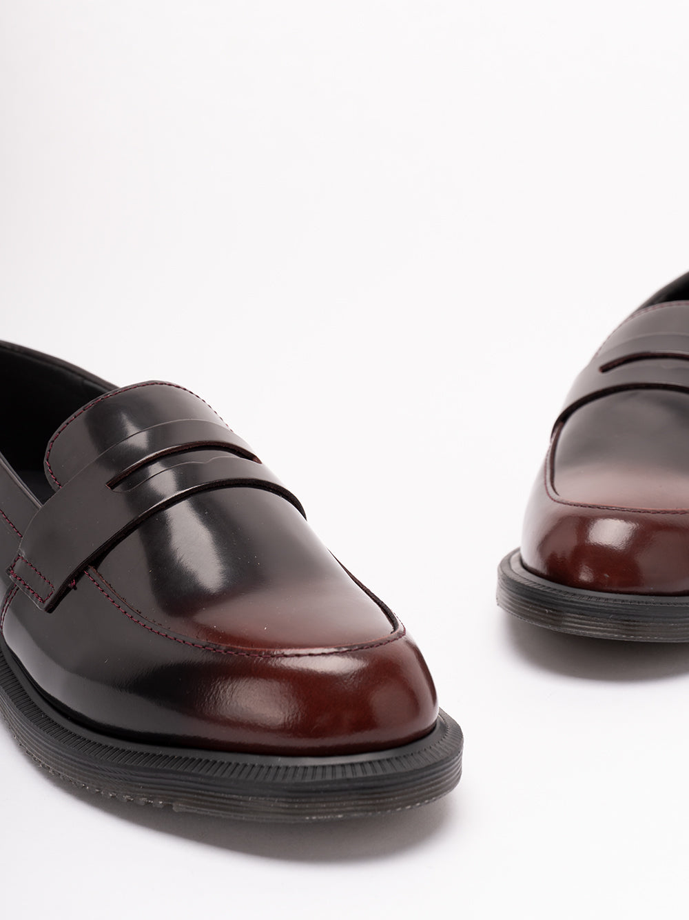 DR. MARTENS `Temara` Loafers CHERRY RED