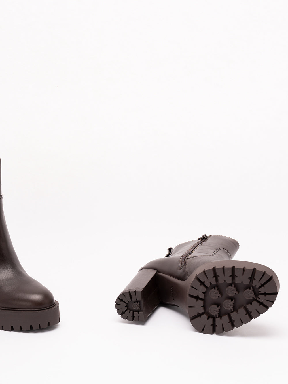 PINKO `Clara 01` Ankle Boots L72 MORO