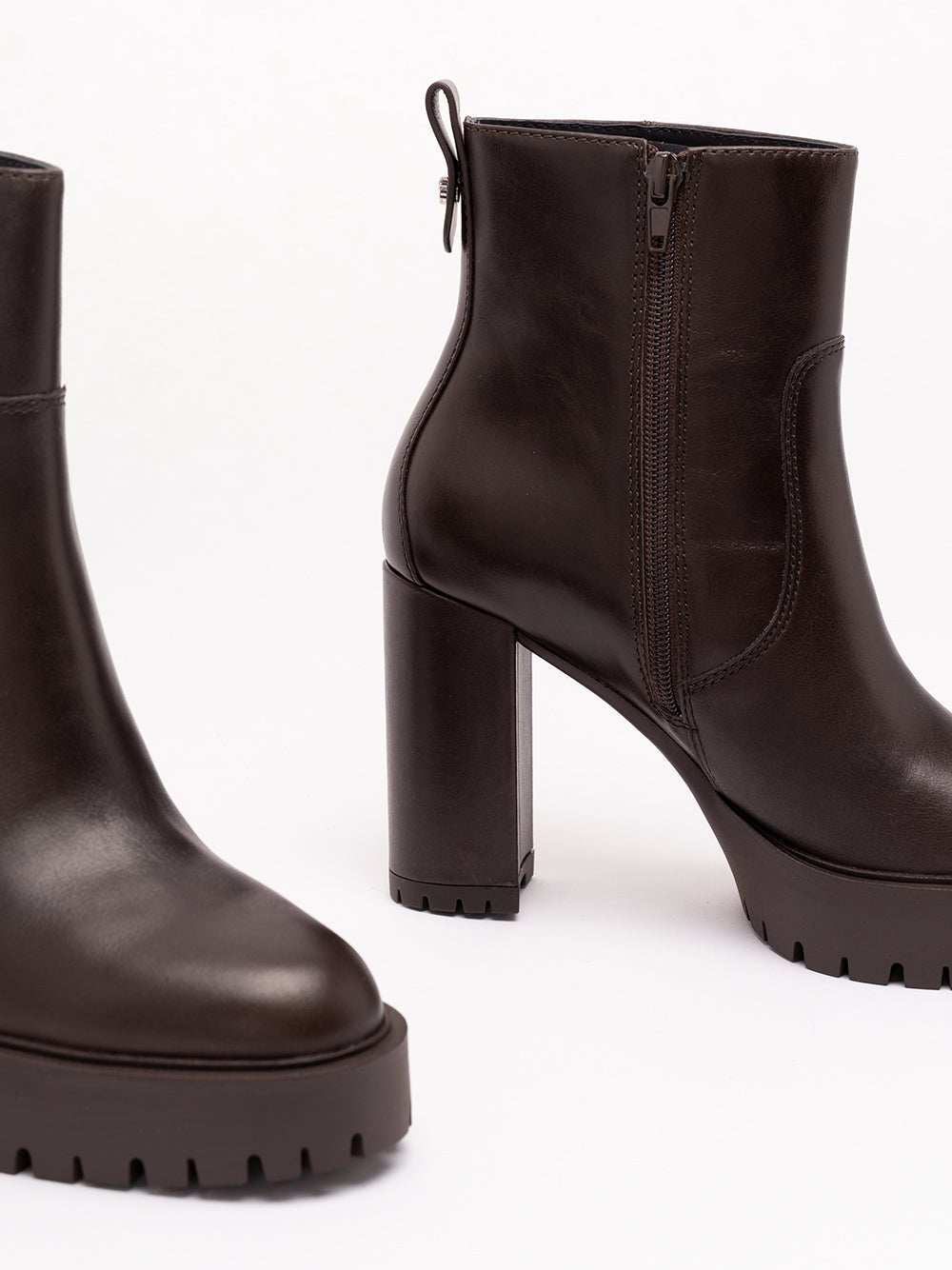 PINKO `Clara 01` Ankle Boots L72 MORO