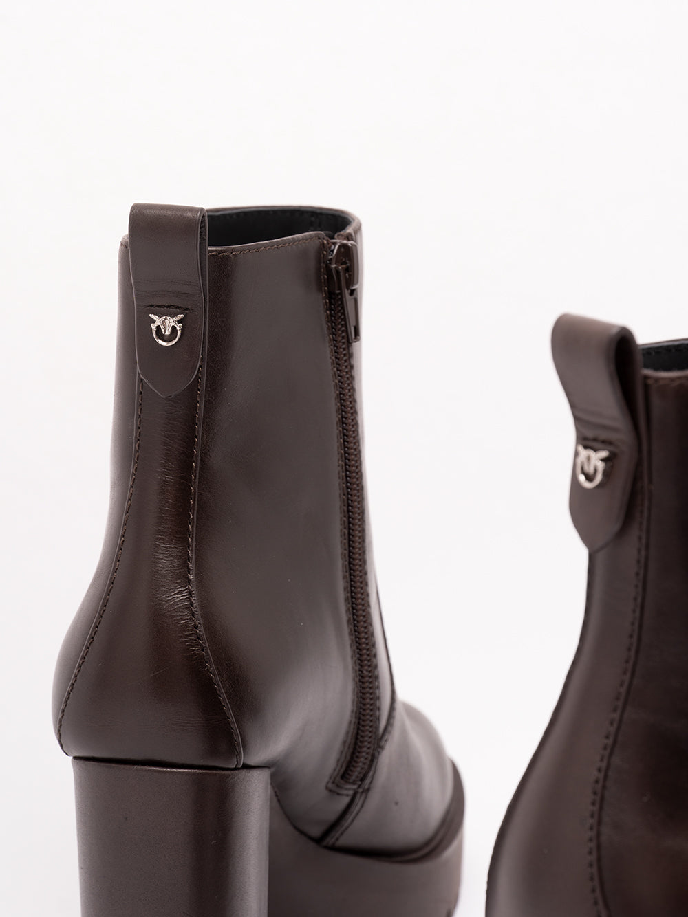 PINKO `Clara 01` Ankle Boots L72 MORO