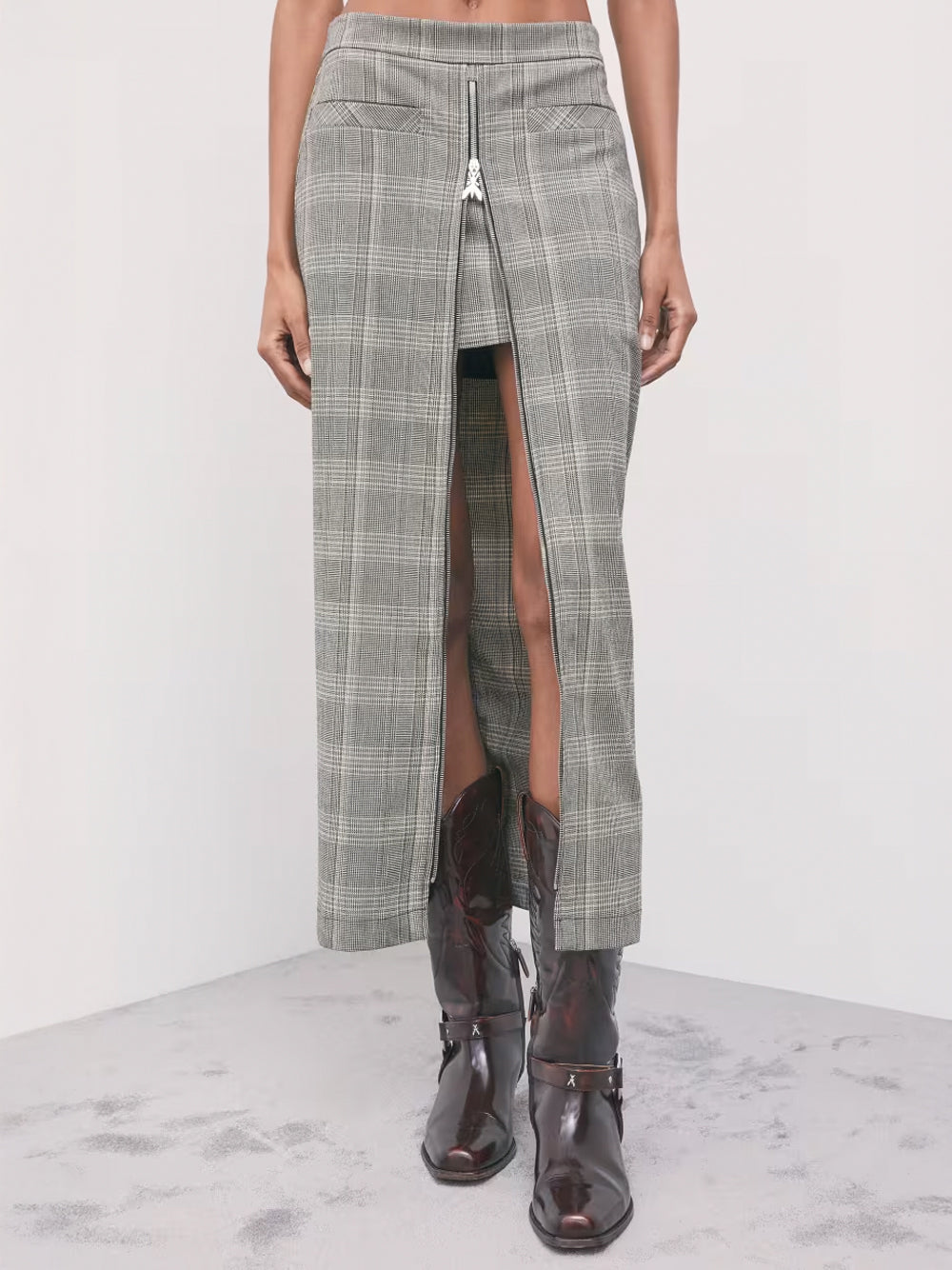 PATRIZIA PEPE Skirt - F603 BROWN CHECK