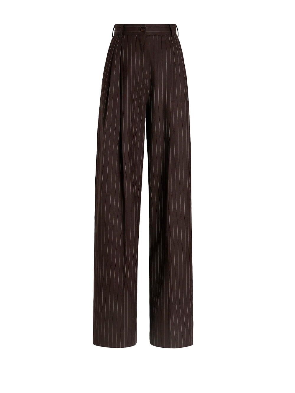 DOLCE & GABBANA Pinstripe Pants - S8053 BROWN