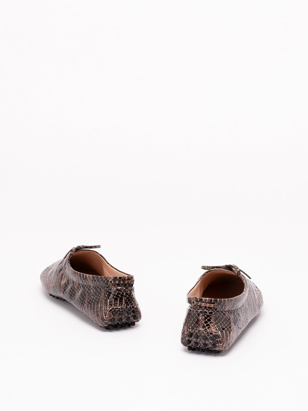 ALBERTA FERRETTI Ballet flat with a round toe and lugged sole. 0093 MARRONE