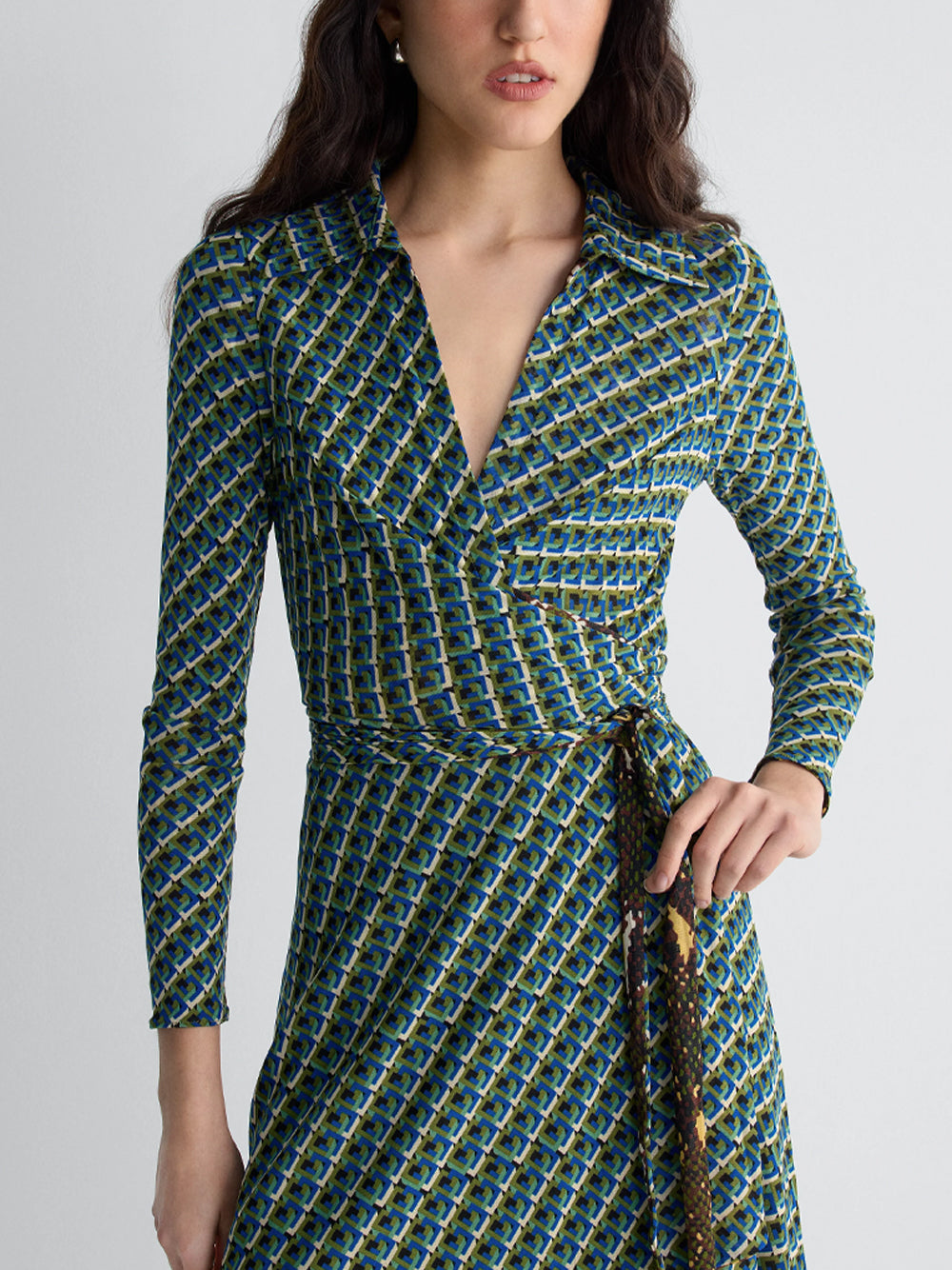 DIANE VON FURSTENBERG `Phoenix` Reversible Dress SPPTO SERPENTE CARAWAY