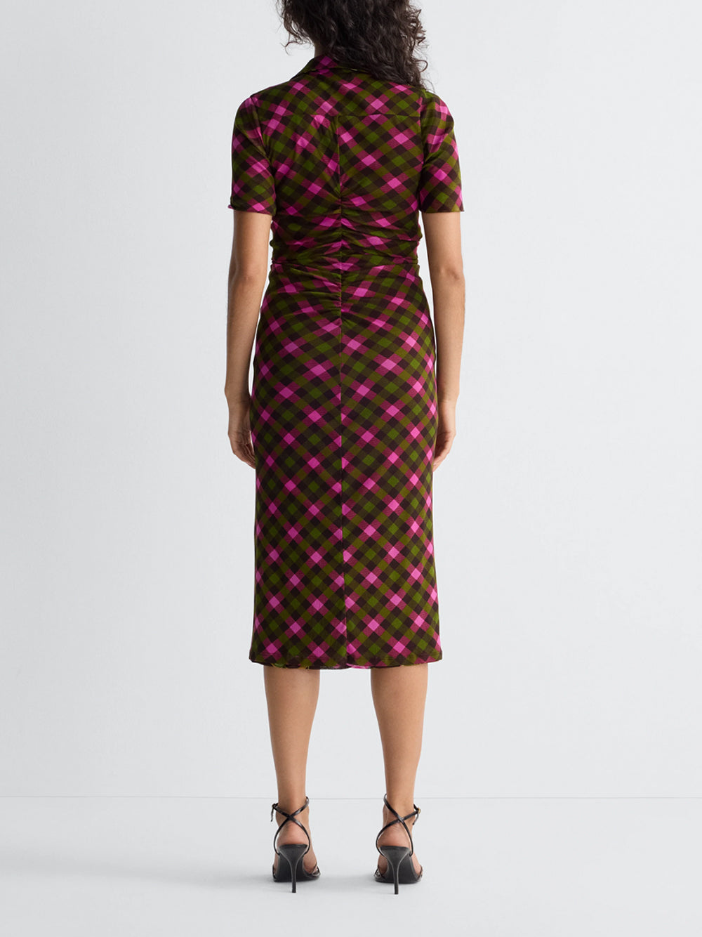 DIANE VON FURSTENBERG `Zoey` Reversible Dress HLHAS HIGHLAND FLING