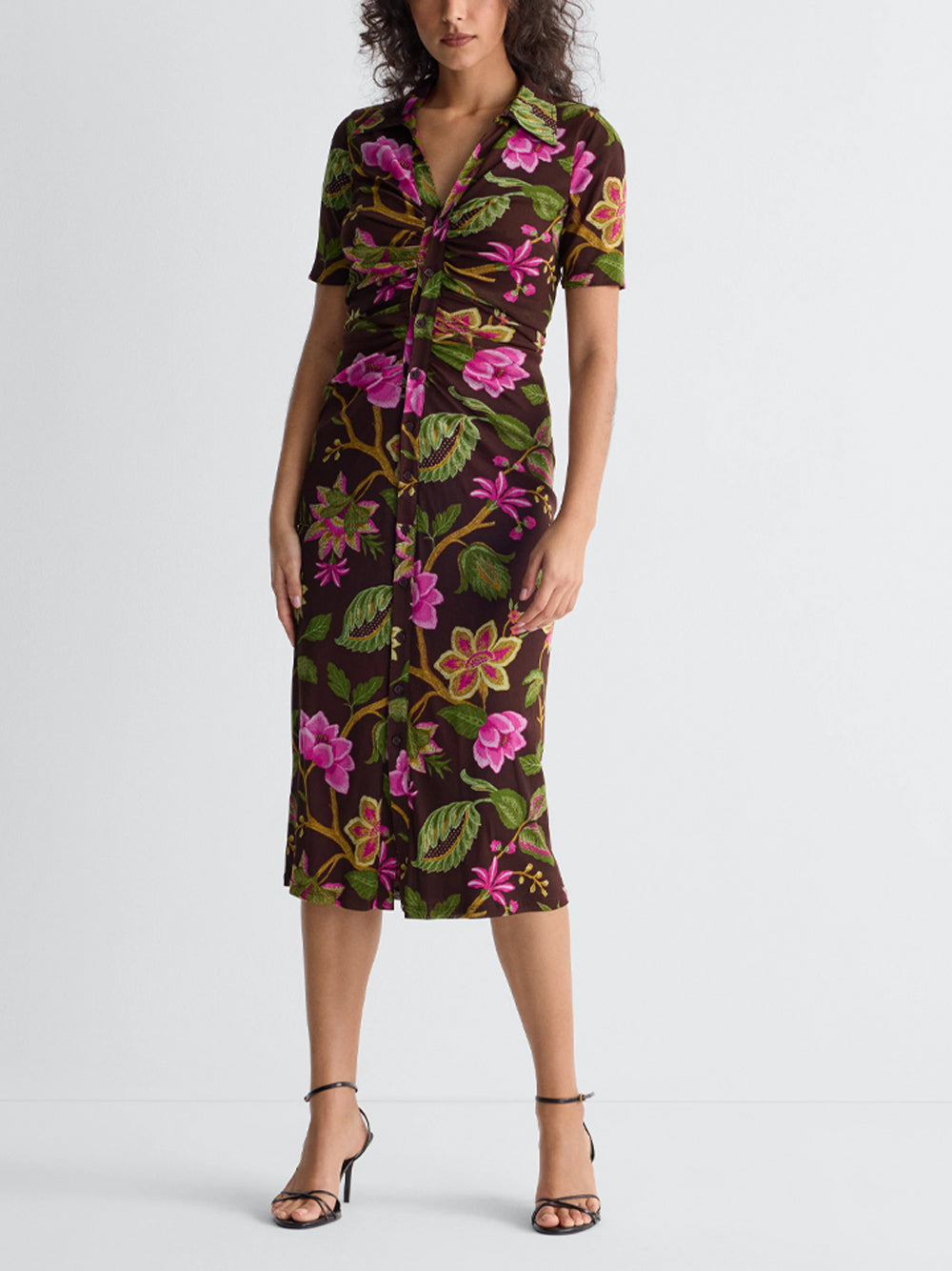 DIANE VON FURSTENBERG `Zoey` Reversible Dress HLHAS HIGHLAND FLING