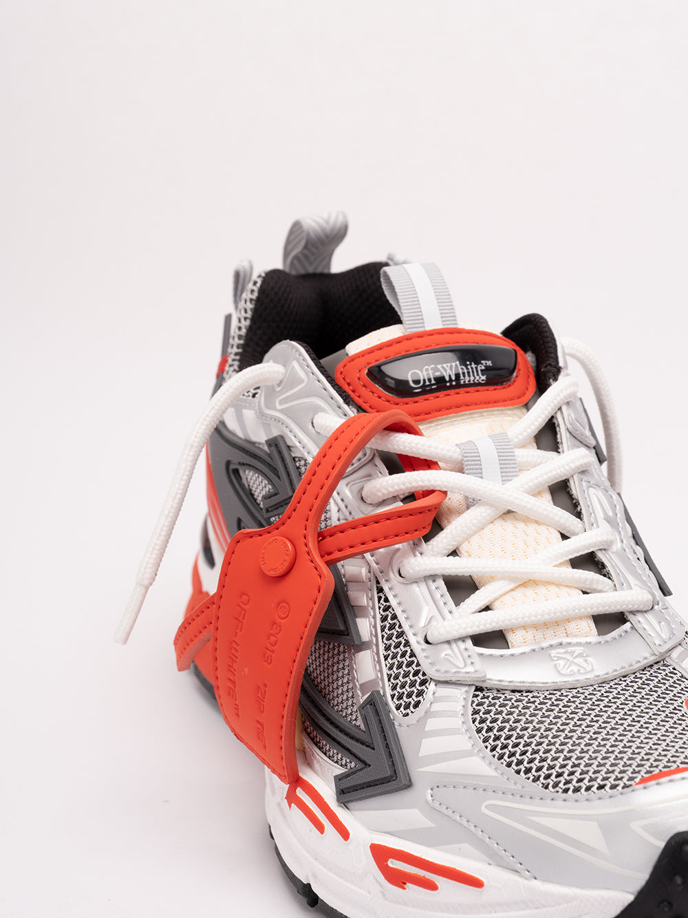 OFF WHITE `Ow Be Right Back` Sneakers 7609 GRAY/RED