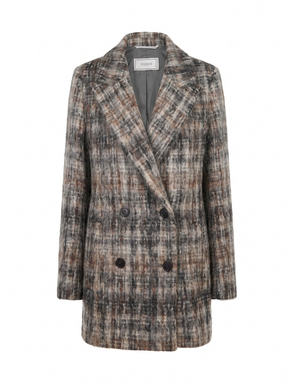 PESERICO Coat - 972 GRIGIO ECLISSE