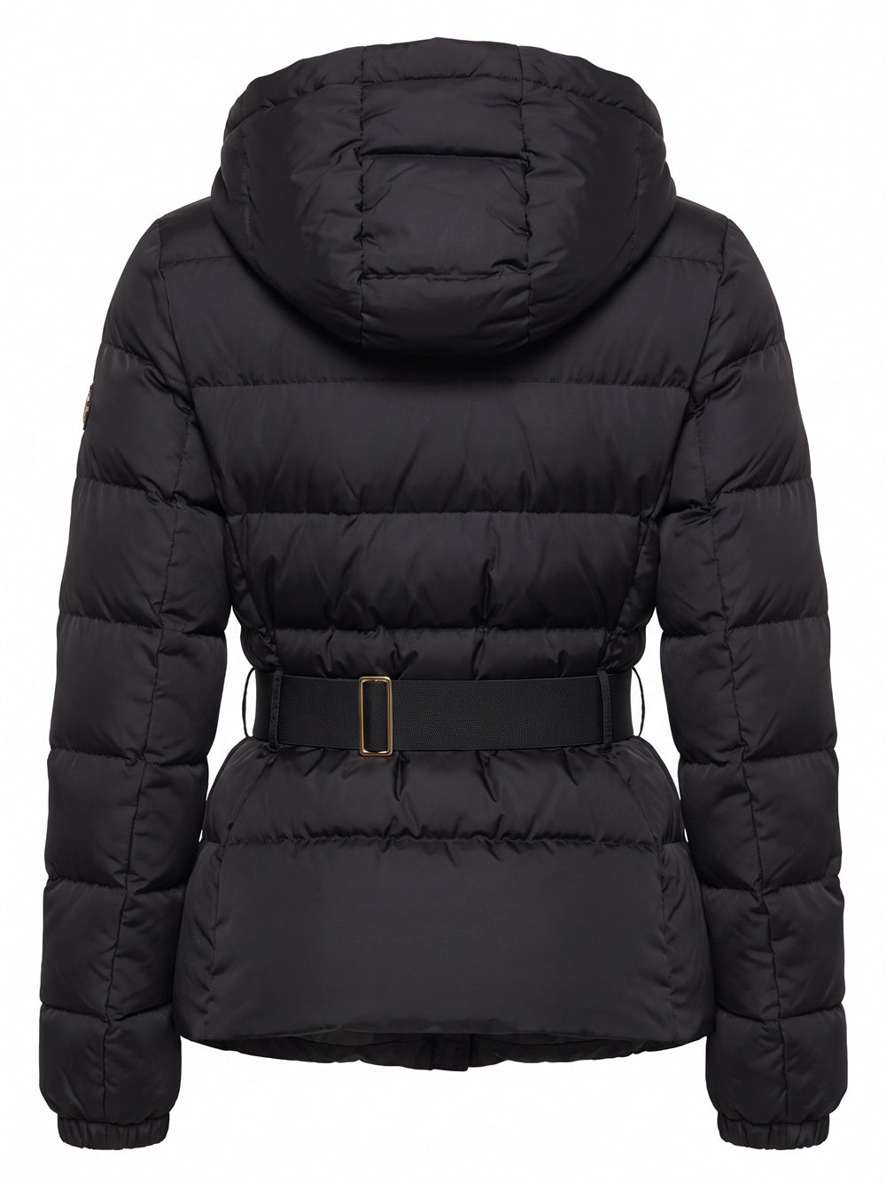 ELISABETTA FRANCHI Down Jacket In Voile Fabric - 110 NERO