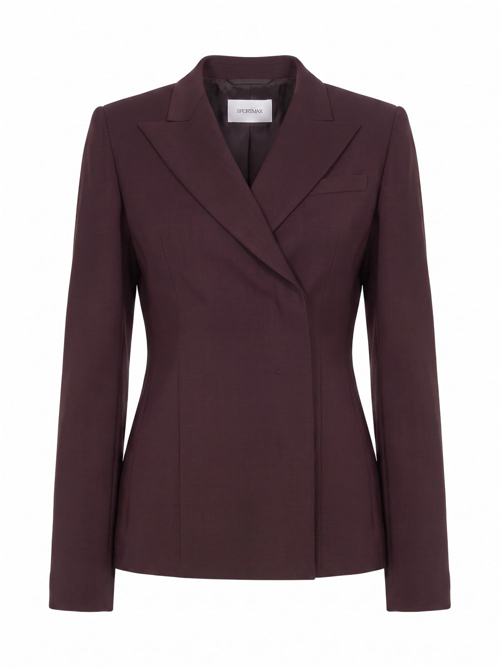 SPORTMAX `Ciocca` Jacket 003 PRUGNA