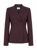 SPORTMAX `Ciocca` Jacket 003 PRUGNA