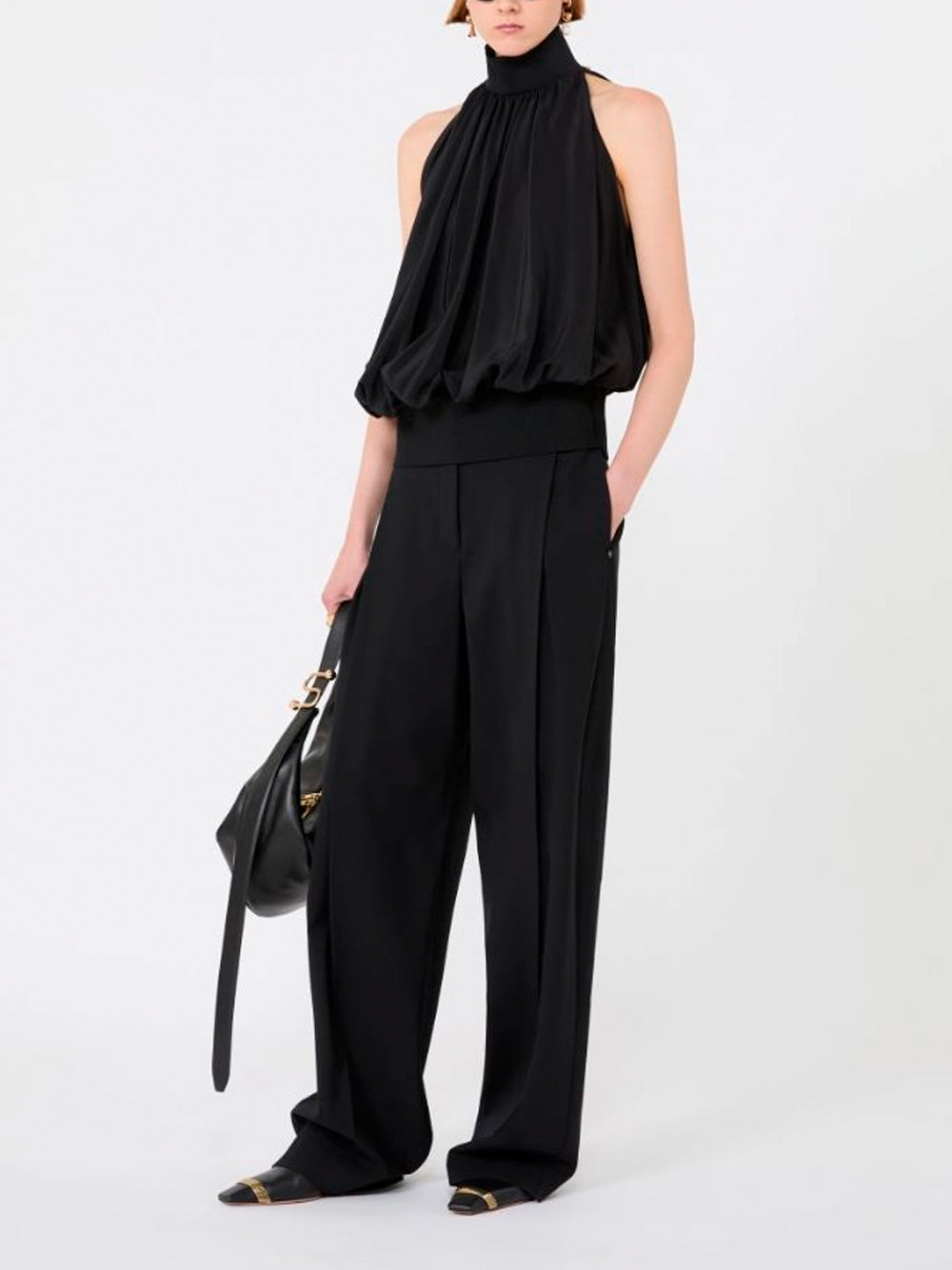 SPORTMAX `Piovra` Top 006 NERO