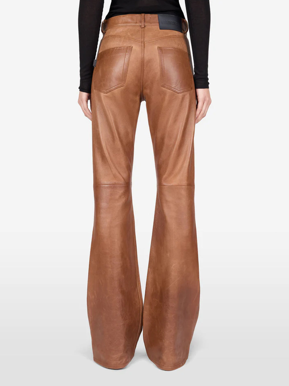 HAIKURE `Flora` Leather Pants C0081 TAN