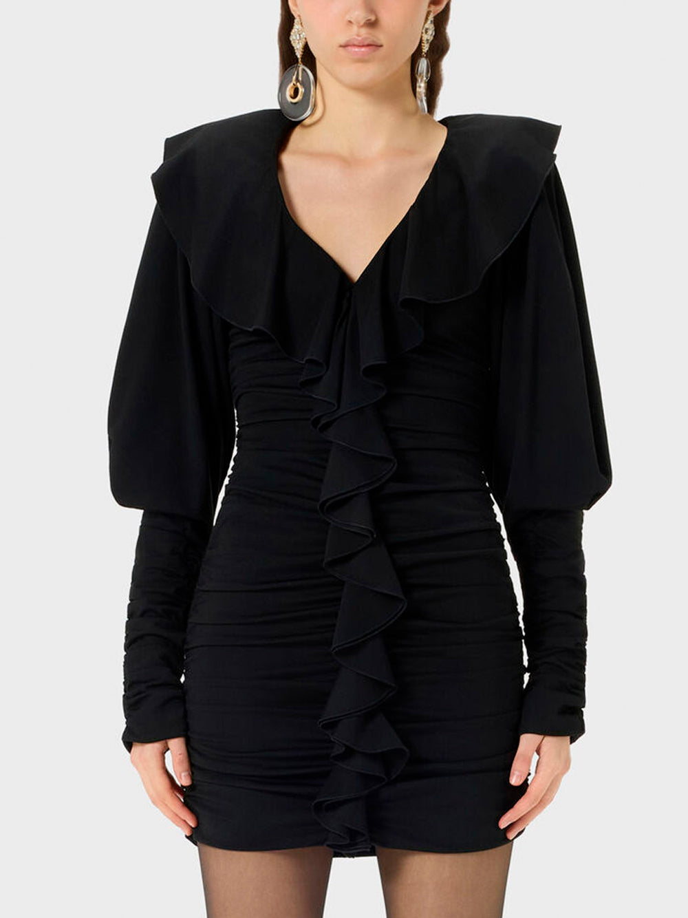 BLUMARINE Mini Dress 22222 BLACK