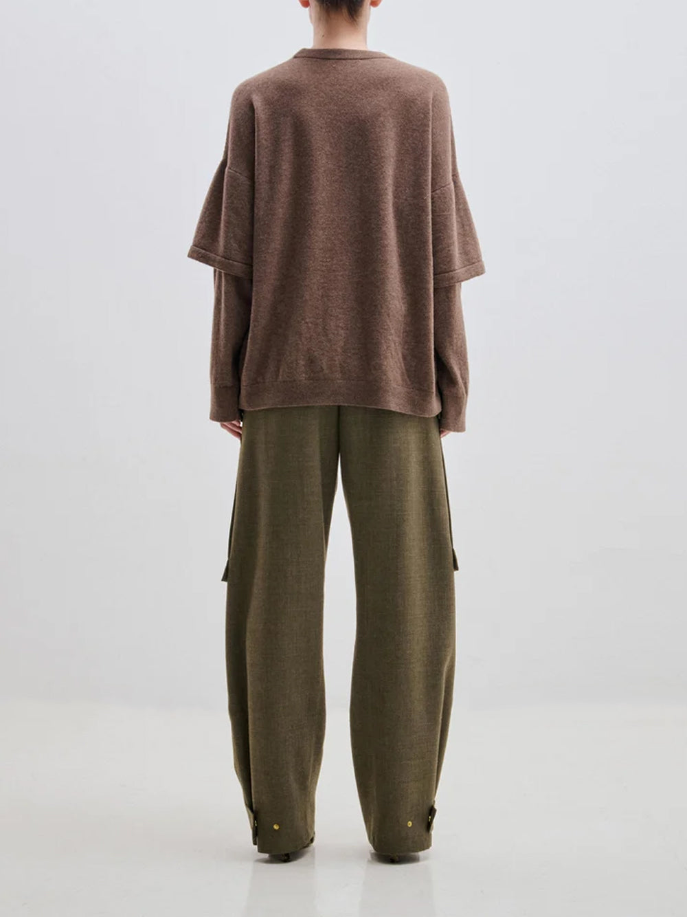 DARKPARK `Troy` Round Neck 0080 BROWN