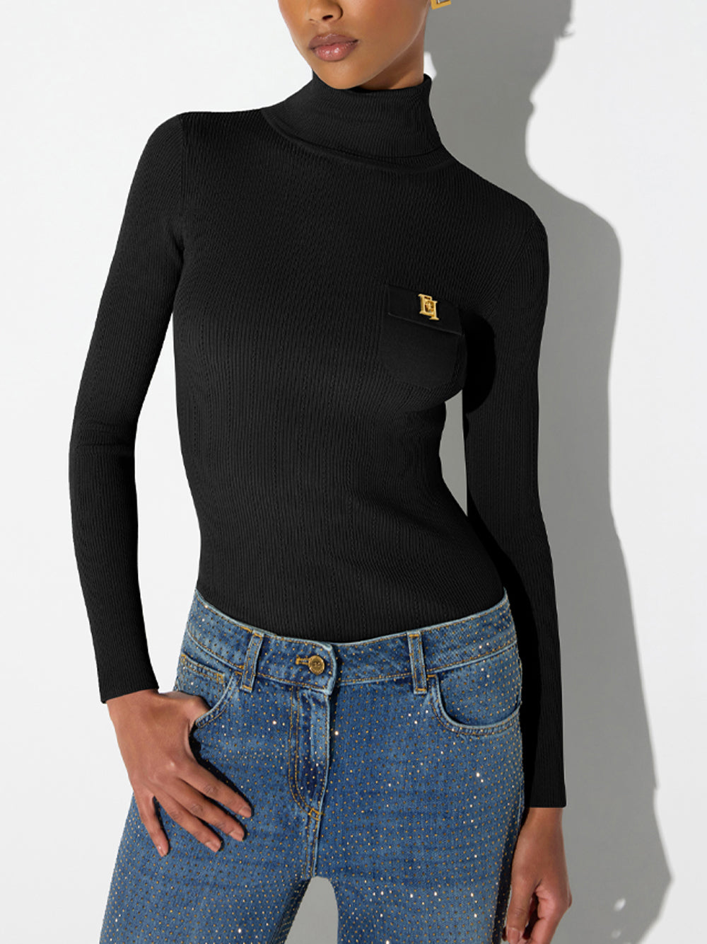 ELISABETTA FRANCHI Sweater 110 NERO