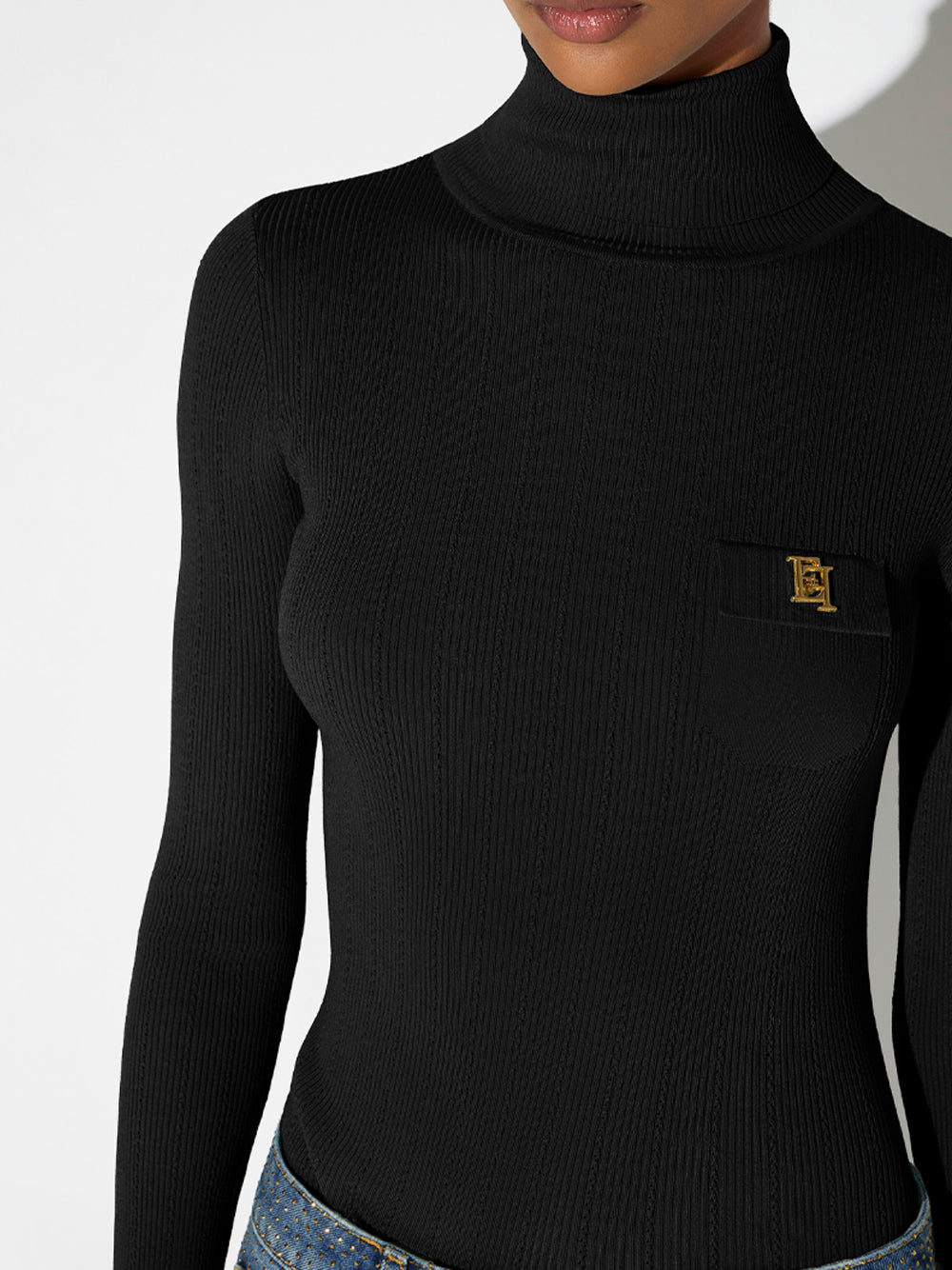 ELISABETTA FRANCHI Sweater 110 NERO