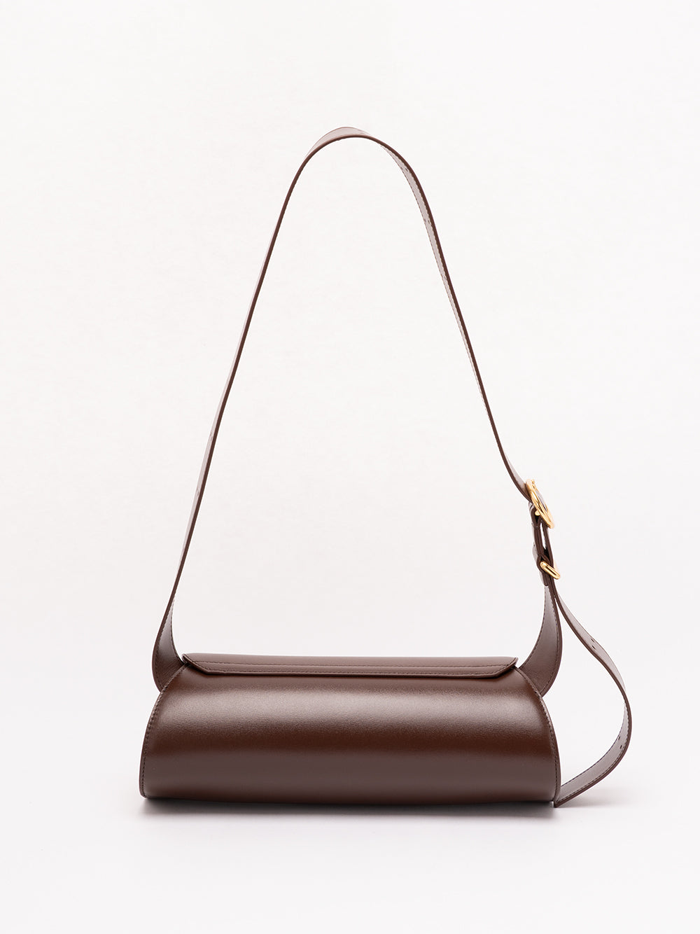 JIL SANDER `Cannolo` Small Bag 205 DARK EARTH