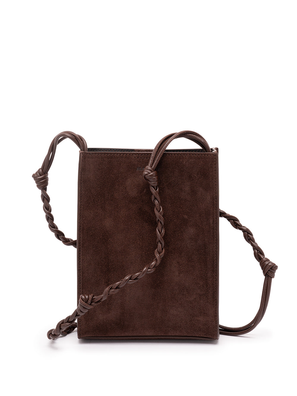 JIL SANDER `Tangle` Small Bag 601 CHOCOLATE PLUM