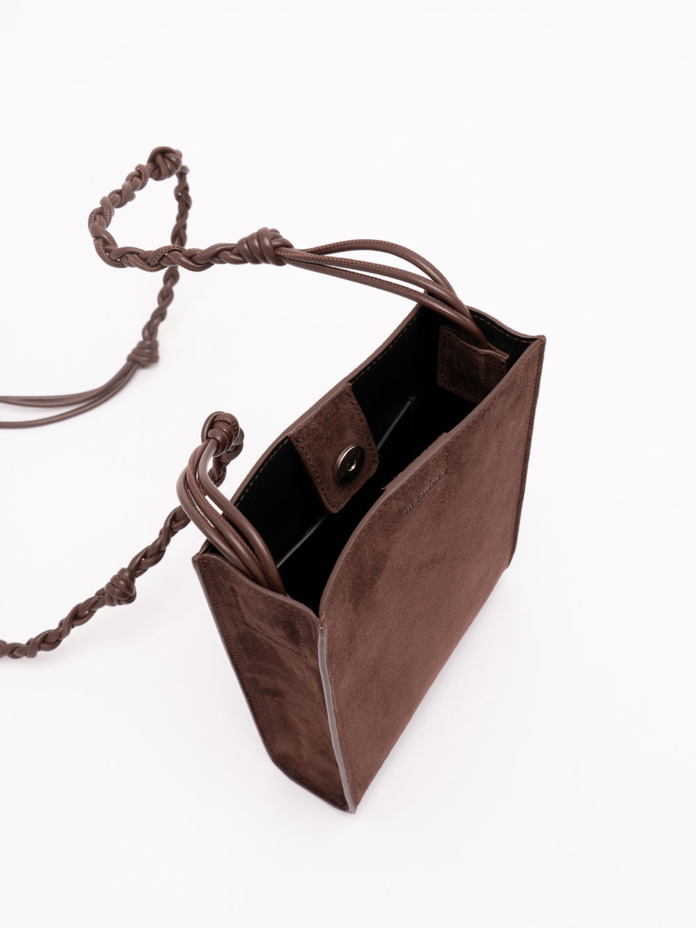 JIL SANDER `Tangle` Small Bag 601 CHOCOLATE PLUM