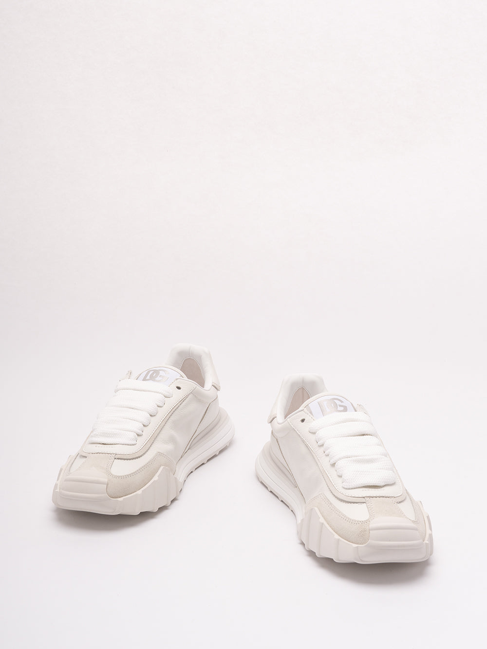 DOLCE & GABBANA `DG Athletic` Sneakers 8L853 BIANCO/GHIACCIO