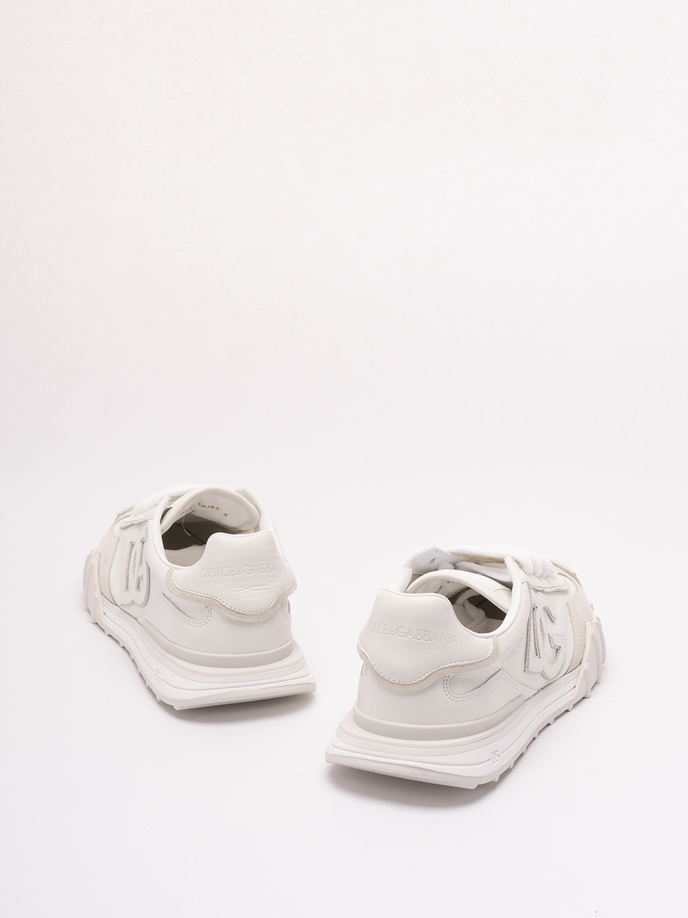 DOLCE & GABBANA `DG Athletic` Sneakers 8L853 BIANCO/GHIACCIO
