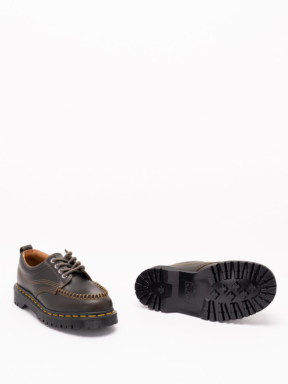 DR. MARTENS `Lowell` Derby DMS OLIVE