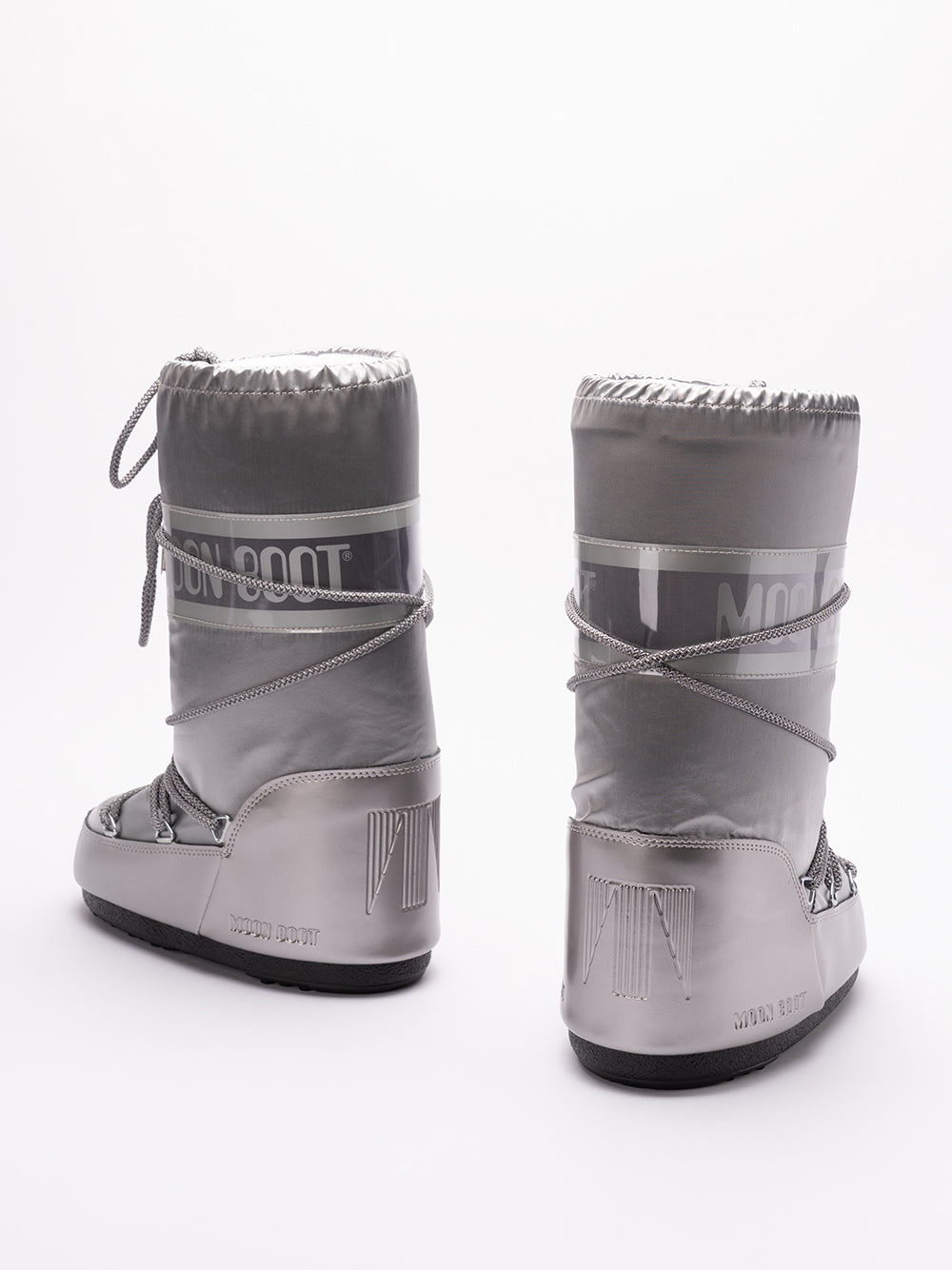 MOON BOOT `Icon Glance` Boots - H001 SILVER