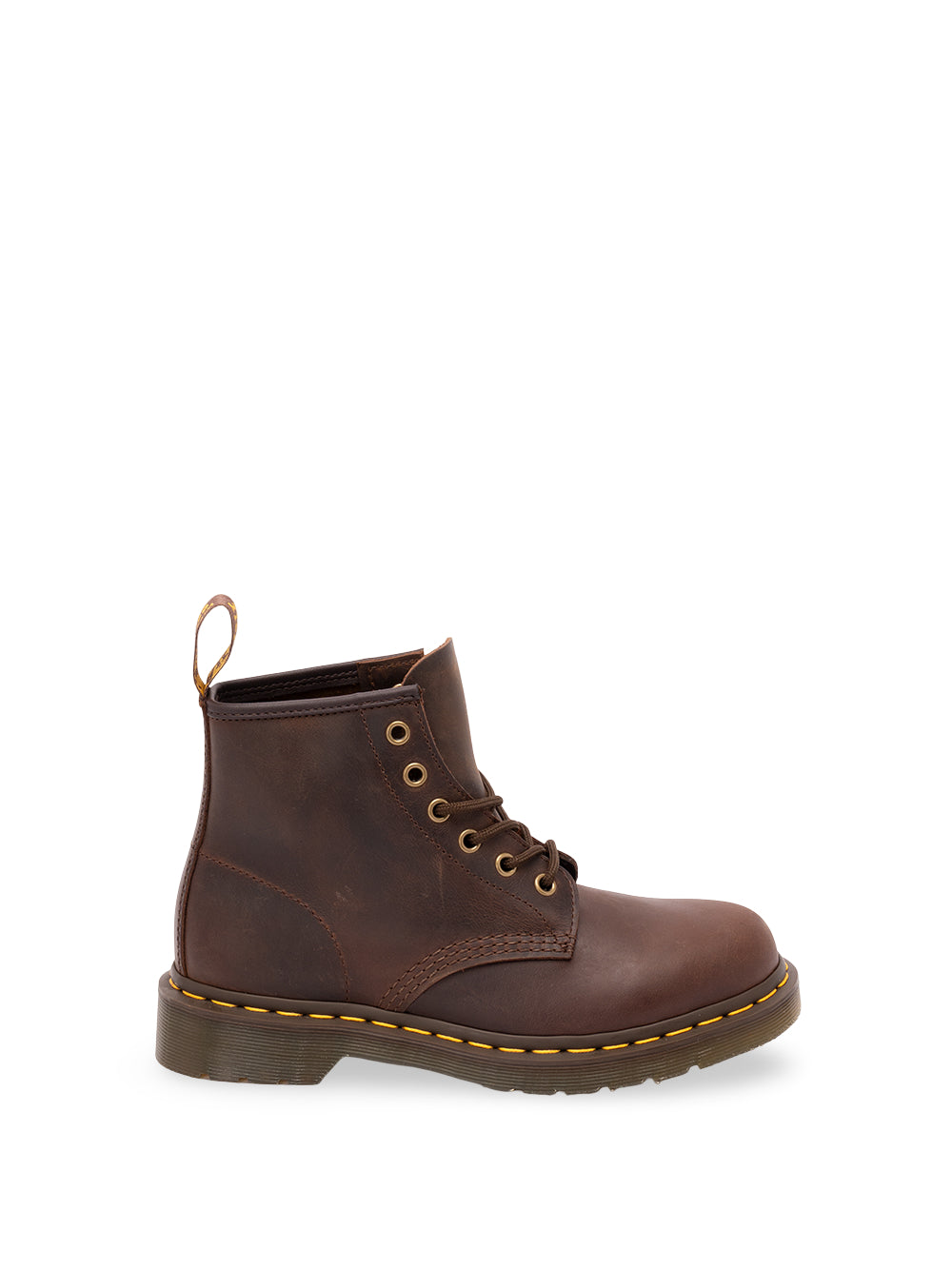 DR. MARTENS `101` Boots DARK BROWN