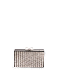 SELF-PORTRAIT Chainmail Clutch Bag SILVER