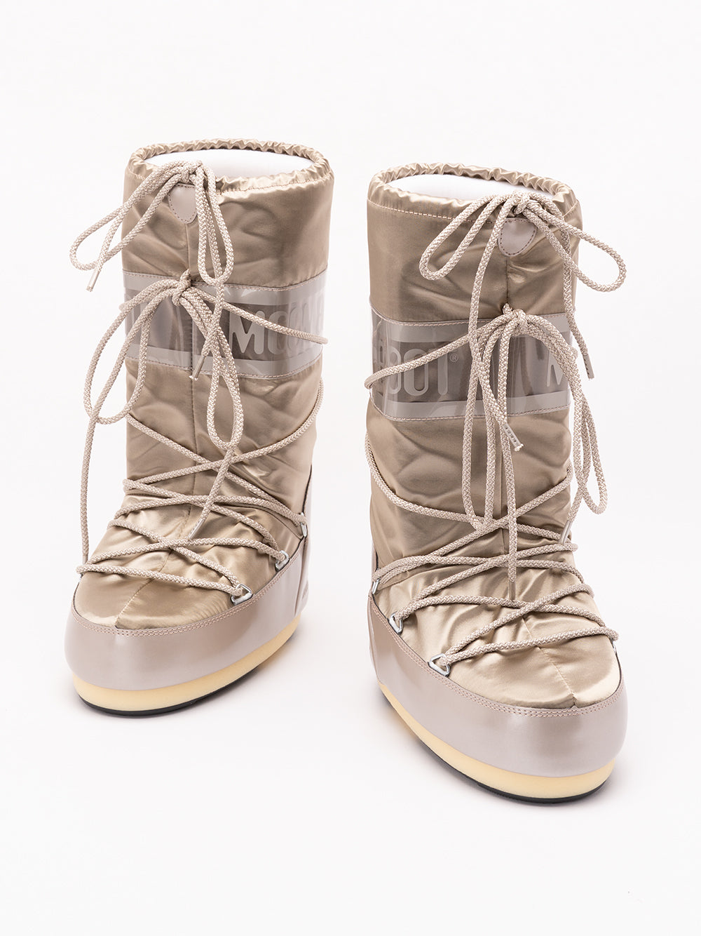 MOON BOOT `Icon Glance` Boots B003 PLATINUM