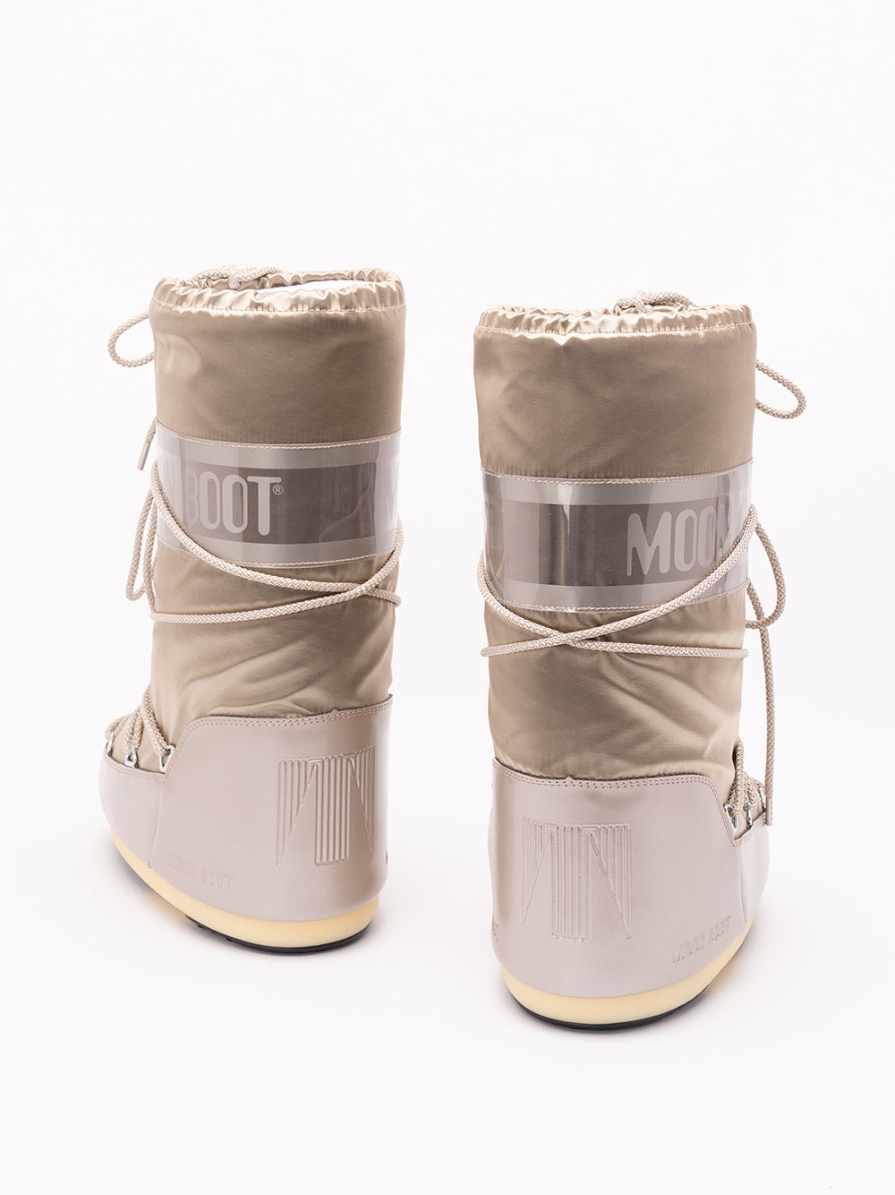 MOON BOOT `Icon Glance` Boots B003 PLATINUM