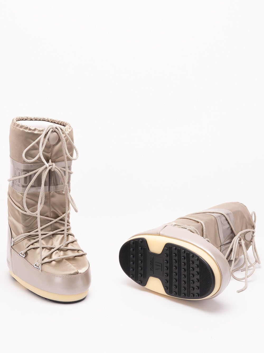 MOON BOOT `Icon Glance` Boots B003 PLATINUM