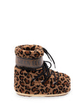 MOON BOOT `Icon Low Fleece` Boots MM21 COGNAC/COCOA